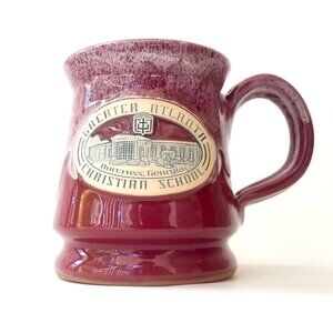 Deneen Pottery Cherry Red Coffee Mug